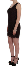 Load image into Gallery viewer, Dolce &amp; Gabbana Bordeaux Floral Lace Ricamo Sheath Dress
