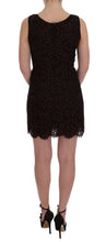 Load image into Gallery viewer, Dolce &amp; Gabbana Bordeaux Floral Lace Ricamo Sheath Dress
