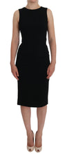 Load image into Gallery viewer, Dolce &amp; Gabbana Elegant Crystal Sheath Knee-Length Dress
