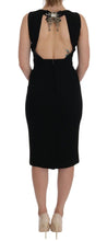 Load image into Gallery viewer, Dolce &amp; Gabbana Elegant Crystal Sheath Knee-Length Dress
