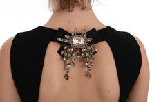 Load image into Gallery viewer, Dolce &amp; Gabbana Elegant Crystal Sheath Knee-Length Dress
