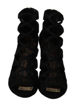 Load image into Gallery viewer, Dolce &amp; Gabbana Chic Suede Ankle Strap Heel Sandals
