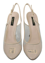 Load image into Gallery viewer, Dolce &amp; Gabbana Elegant Nude Beige Slingback Heels
