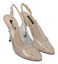 Load image into Gallery viewer, Dolce &amp; Gabbana Elegant Nude Beige Slingback Heels
