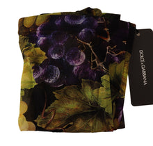 Load image into Gallery viewer, Dolce &amp; Gabbana Elegant Black Grapes Printed Nylon Tights
