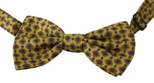 Load image into Gallery viewer, Dolce &amp; Gabbana Elegant Yellow Silk Bow Tie
