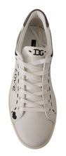 Load image into Gallery viewer, Dolce &amp; Gabbana Elegant White Leather Casual Sneakers
