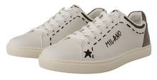 Load image into Gallery viewer, Dolce &amp; Gabbana Elegant White Leather Casual Sneakers
