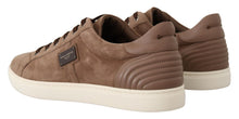 Load image into Gallery viewer, Dolce &amp; Gabbana Elegant Brown Leather Sneakers for Men
