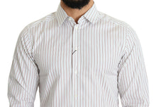 Load image into Gallery viewer, Dolce &amp; Gabbana Elegant White Striped Cotton Dress Shirt
