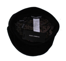 Load image into Gallery viewer, Dolce &amp; Gabbana Sleek Black Newsboy Cap
