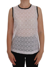 Load image into Gallery viewer, Dolce &amp; Gabbana Elegant White Nylon Tank Top
