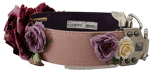 Load image into Gallery viewer, Dolce &amp; Gabbana Beige Floral Leather Shoulder Strap Accessory
