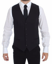 Load image into Gallery viewer, Dolce &amp; Gabbana Blue Cotton Stretch Dress Vest Blazer
