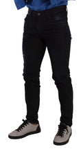 Load image into Gallery viewer, Dolce &amp; Gabbana Elegant Slim Fit Skinny Jeans in Dark Blue
