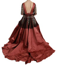 Load image into Gallery viewer, Dolce &amp; Gabbana Elegant Crystal Embellished Silk Gown
