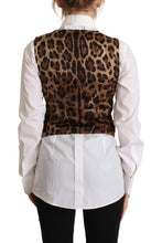 Load image into Gallery viewer, Dolce &amp; Gabbana Elegant Sleeveless V-Neck Corduroy Vest
