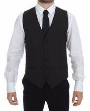 Load image into Gallery viewer, Dolce &amp; Gabbana Gray Wool Stretch Dress Vest Blazer
