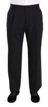Load image into Gallery viewer, Dolce &amp; Gabbana Elegant Black Wool Tuxedo Trousers
