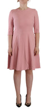 Load image into Gallery viewer, Dolce &amp; Gabbana Elegant Pink A-Line Knee Length Dress
