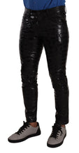 Load image into Gallery viewer, Dolce &amp; Gabbana Elegant Black Logo Skinny Pants
