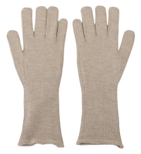 Load image into Gallery viewer, Dolce &amp; Gabbana Elegant Ivory Cashmere-Silk Blend Gloves
