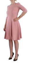 Load image into Gallery viewer, Dolce &amp; Gabbana Elegant Pink A-Line Knee Length Dress
