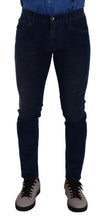 Load image into Gallery viewer, Dolce &amp; Gabbana Sleek Dark Blue Slim Fit Jeans
