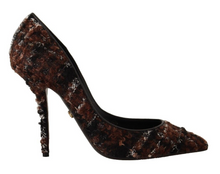 Load image into Gallery viewer, Dolce &amp; Gabbana Elegant Multicolor Tweed Pumps
