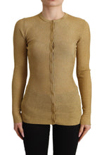 Load image into Gallery viewer, Dolce &amp; Gabbana Glamorous Gold Snap-Button Cardigan
