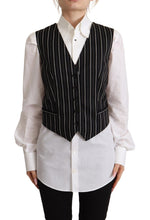 Load image into Gallery viewer, Dolce &amp; Gabbana Elegant V-Neck Sleeveless Wool-Blend Vest
