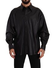 Load image into Gallery viewer, Dolce &amp; Gabbana Elegant Black Leather Jacket
