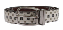 Load image into Gallery viewer, Dolce &amp; Gabbana Elegant Baroque Silk Tie &amp; Leather Belt Set
