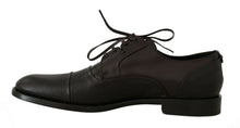 Load image into Gallery viewer, Dolce &amp; Gabbana Brown Leather Laceups Dress Mens Shoes
