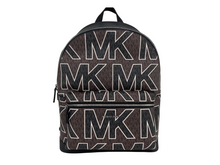 Load image into Gallery viewer, Michael Kors Cooper Large Brown Signature PVC Graphic Logo Backpack Bookbag Bag
