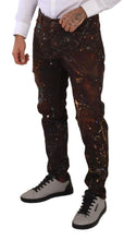 Load image into Gallery viewer, Dolce &amp; Gabbana Elegant Multicolored Painted Denim Jeans
