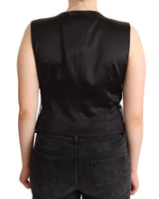 Load image into Gallery viewer, Dolce &amp; Gabbana Elegant Black Sequined Sleeveless Vest Top
