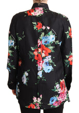Load image into Gallery viewer, Dolce &amp; Gabbana Elegant Floral Silk-Cotton Polo Blouse
