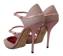 Load image into Gallery viewer, Dolce &amp; Gabbana Pink Glitter High Heel Sandals
