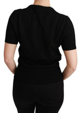 Load image into Gallery viewer, Dolce &amp; Gabbana Elegant Black Cashmere Sweater Top
