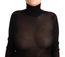 Load image into Gallery viewer, Dolce &amp; Gabbana Elegant Black Turtleneck Sweater
