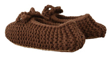 Load image into Gallery viewer, Dolce &amp; Gabbana Elegant Wool Knit Ballerina Flats
