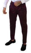 Load image into Gallery viewer, Dolce &amp; Gabbana Elegant Purple Chinos for the Modern Man
