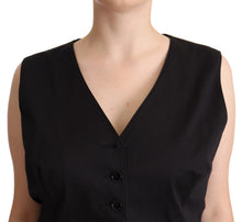 Load image into Gallery viewer, Dolce &amp; Gabbana Chic Buttoned Black Waistcoat
