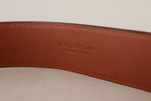 Load image into Gallery viewer, Dolce &amp; Gabbana Elegant Gold Buckle Leather Belt
