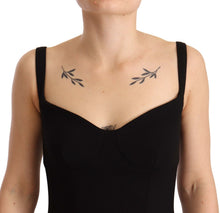 Load image into Gallery viewer, Dolce &amp; Gabbana Elegant A-Line Sheath Dress in Black
