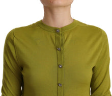 Load image into Gallery viewer, Dolce &amp; Gabbana Apple Green Cashmere Cardigan - Luxe Comfort
