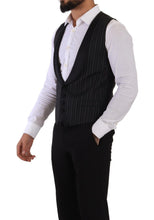 Load image into Gallery viewer, Dolce &amp; Gabbana Elegant Striped Formal Dress Vest
