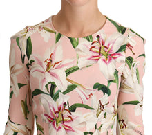 Load image into Gallery viewer, Dolce &amp; Gabbana Pastel Pink Lily Print Fitted Blouse

