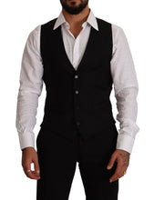 Load image into Gallery viewer, Dolce &amp; Gabbana Elegant Black Virgin Wool Dress Vest
